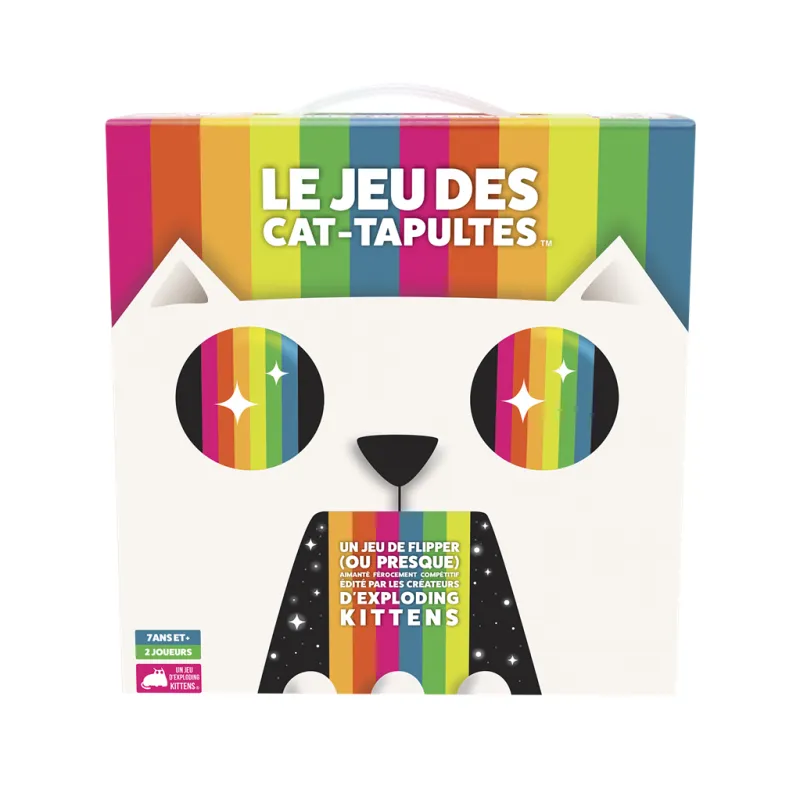 Le Jeu des Cat-Tapultes - EXK-191407 - Exploding Kittens - pour les plus petits - Le Nuage de Charlotte