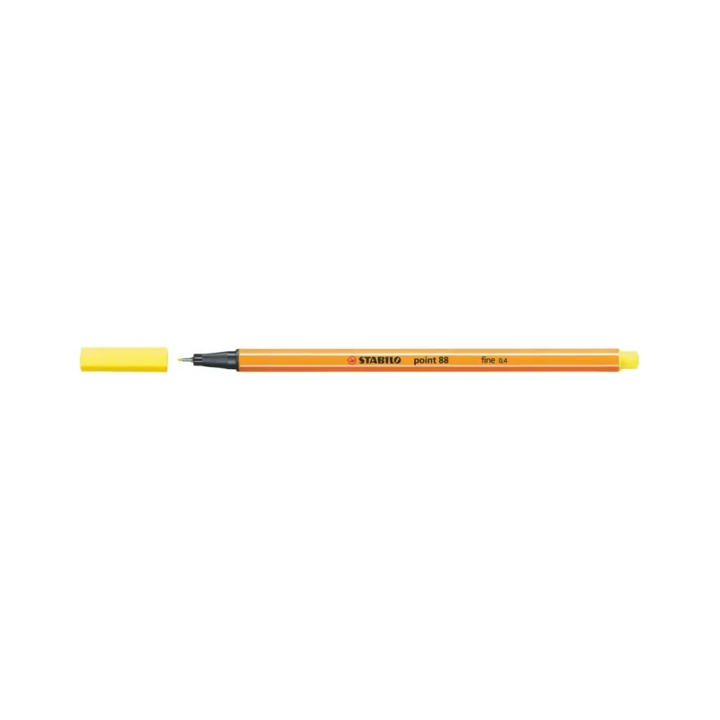 Stabilo point 88 / 24 yellow lemon 0,4 mm - STAB-8824 - Stabilo - Pens, pencils, ... - Le Nuage de Charlotte