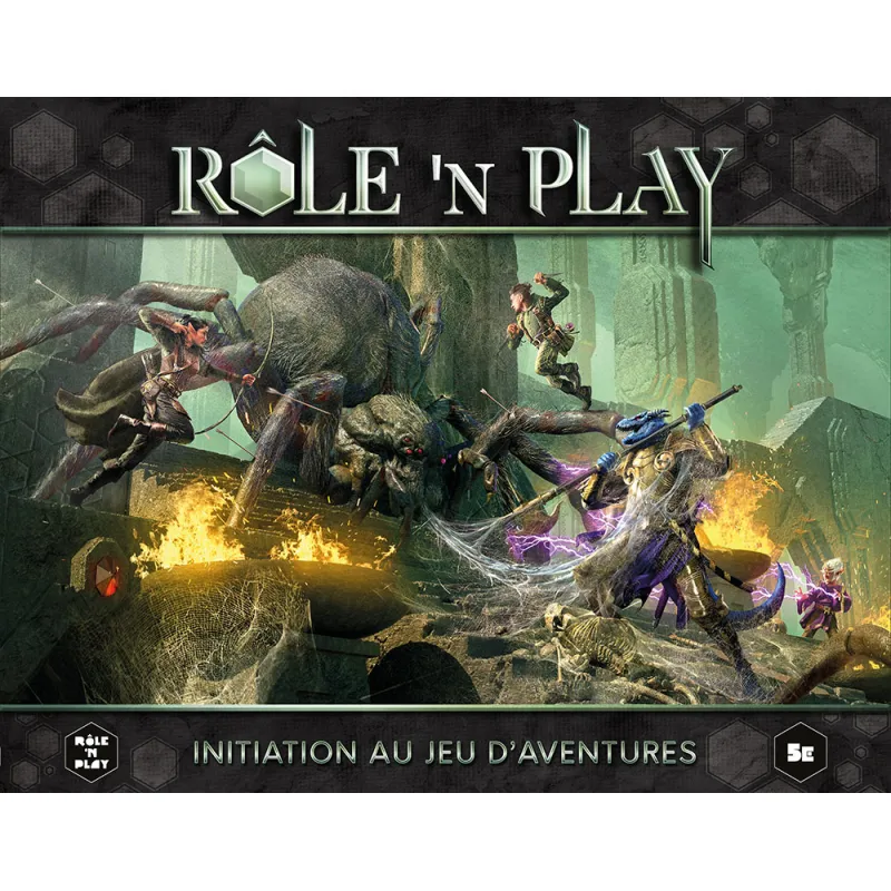 Role'n Play - Boîte d'initiation - BLB-BBERNPJDRB01 - Black Book Editions - Role-Playing Games - Le Nuage de Charlotte