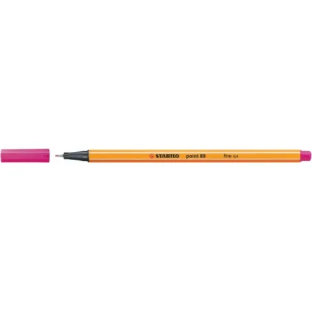 Stabilo point 88 / 56 rose foncé 0,4 mm - STAB-8856 - Stabilo - Stylos, crayons, ... - Le Nuage de Charlotte