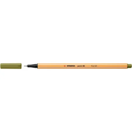 Stabilo point 88 / 37 vert épinard 0,4 mm - STAB-8837 - Stabilo - Stylos, crayons, ... - Le Nuage de Charlotte