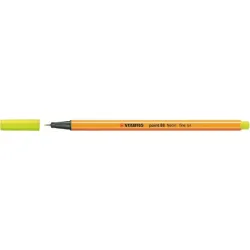 Stabilo point 88 / 024 jaune fluo 0,4 mm - STAB-88024 - Stabilo - Stylos, crayons, ... - Le Nuage de Charlotte