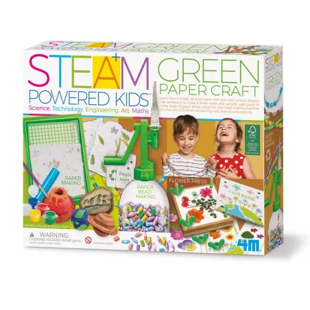 STEAM - Green Paper Craft - 4M-5605542 - 4M - Creative boxes - Le Nuage de Charlotte