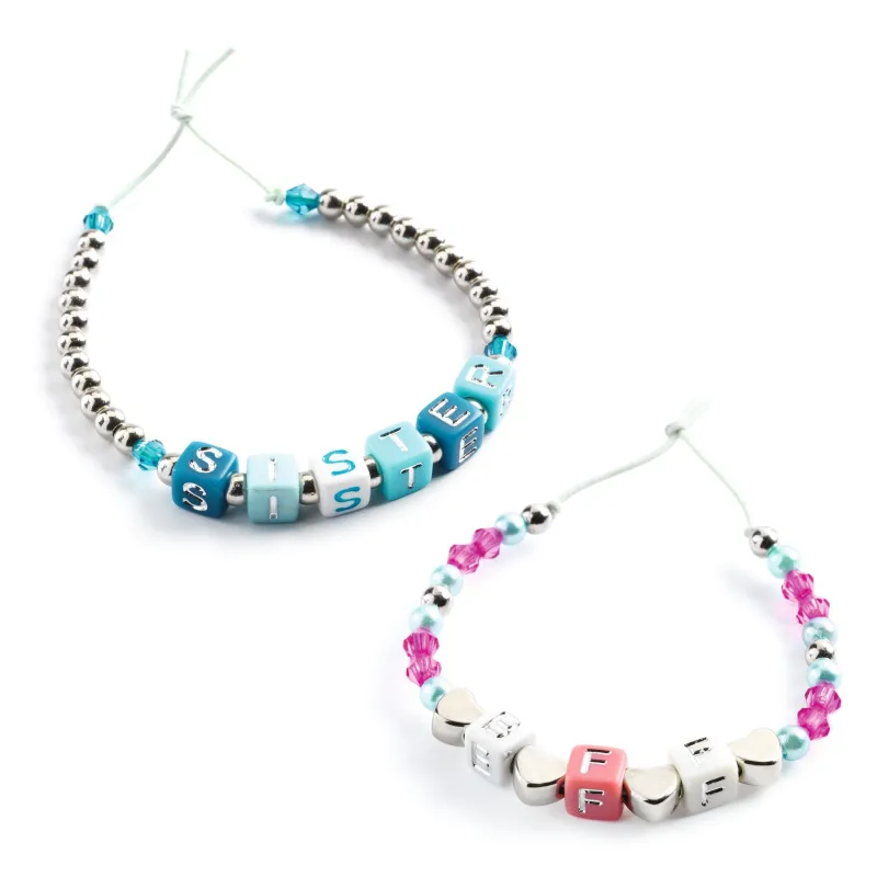 Oh! Les Perles - Alphabet beads, Silver - DJE-DJ00030 - DJECO - Stringing beads - Le Nuage de Charlotte