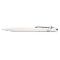 Caran d'Ache - 849 White Rollerball Pen with Pouch - CARA-0846.502 - Caran d'Ache - Pens, pencils, ... - Le Nuage de Charlotte