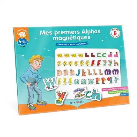 Mes premiers Alphas magnétiques - Je découvre les sons : Tableau magnétique + 60 magnets Les Alphas - RAL-3700686104234 - Edi...