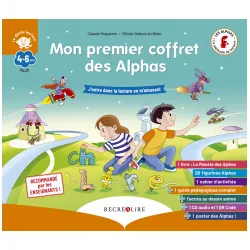 Mon premier coffret des Alphas - L'indispensable pour apprendre à lire - RAL-9782366470918 - Editions Récréalire - Learn whil...