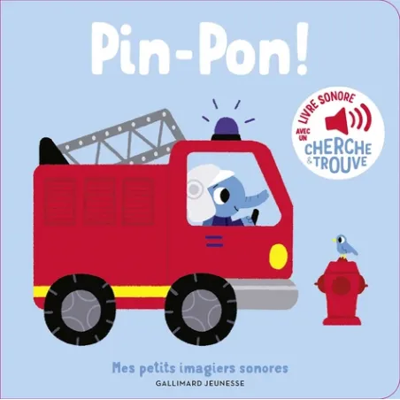 Mes petits imagiers sonores - Pin-Pon ! - GAL-9782075175173 - Gallimard Jeunesse - Imagiers et éveil - Le Nuage de Charlotte