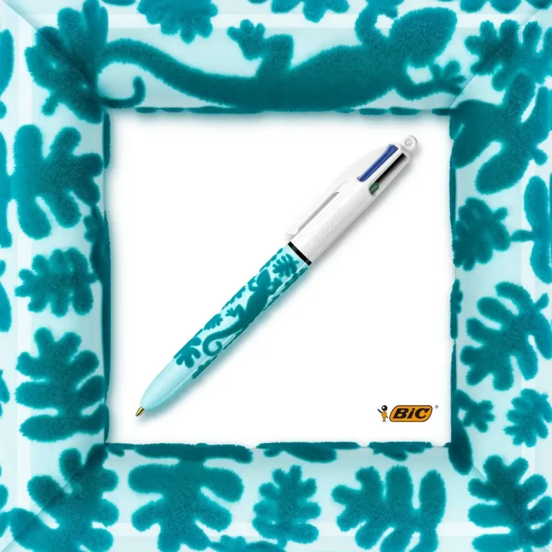 BIC 4 Colors Velvet - blue - BIC-9672771b - Bic - Pens, pencils, ... - Le Nuage de Charlotte