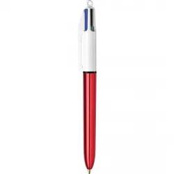 BIC 4 Colors Shine Pens - red - BIC-964773 - Bic - Pens, pencils, ... - Le Nuage de Charlotte