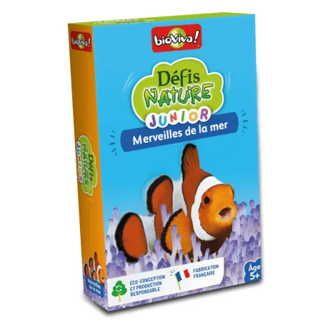 Défis Nature Junior - Merveilles de la Mer - BIOV-15280242 - BioViva - Jeux de société - Le Nuage de Charlotte