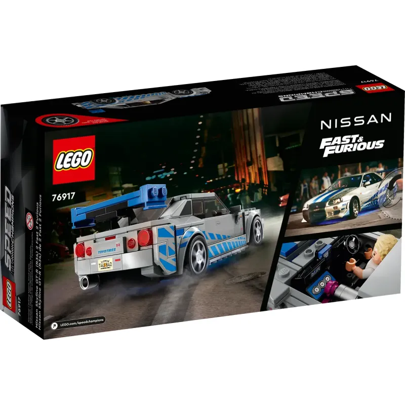 Lego Speed Champions - 2 Fast 2 Furious Nissan Skyline GT-R (R34) - LEG-76917 - Lego - Lego Bricks and others - Le Nuage de C...