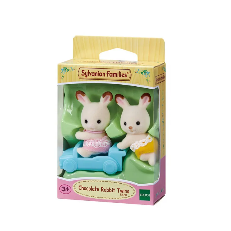 Sylvanian Families - Les jumeaux lapin chocolat - EPO-L5420 - Epoch - Sylvanian Families - Le Nuage de Charlotte