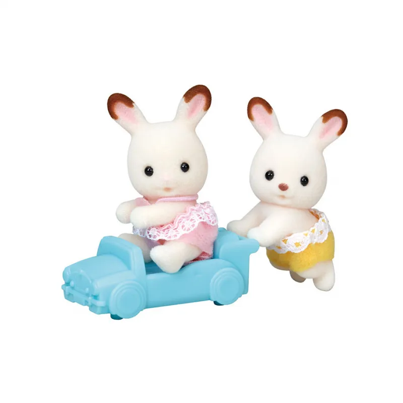 Sylvanian Families - Les jumeaux lapin chocolat - EPO-L5420 - Epoch - Sylvanian Families - Le Nuage de Charlotte