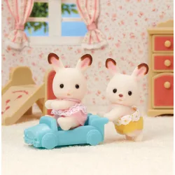 Sylvanian Families - Les jumeaux lapin chocolat - EPO-L5420 - Epoch - Sylvanian Families - Le Nuage de Charlotte