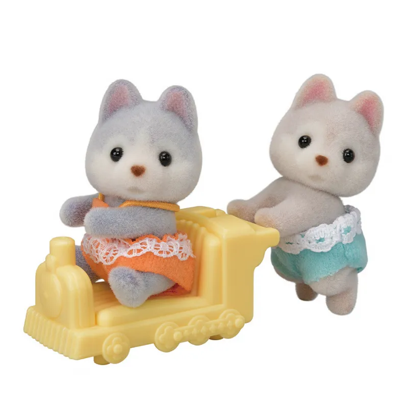 Sylvanian Families - Les jumeaux husky - EPO-5638 - Epoch - Accueil - Le Nuage de Charlotte