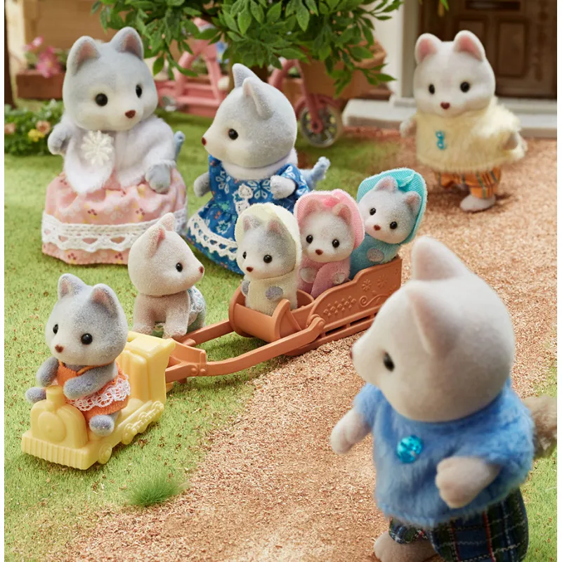 Sylvanian Families - Les jumeaux husky - EPO-5638 - Epoch - Accueil - Le Nuage de Charlotte