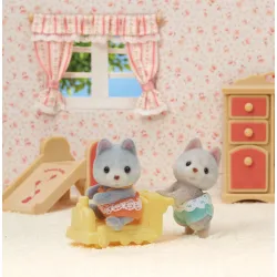 Sylvanian Families - Les jumeaux husky - EPO-5638 - Epoch - Accueil - Le Nuage de Charlotte