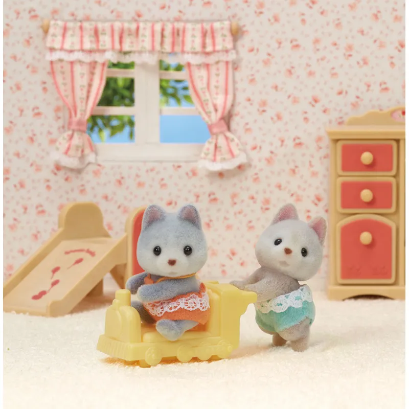 Sylvanian Families - Les jumeaux husky - EPO-5638 - Epoch - Accueil - Le Nuage de Charlotte