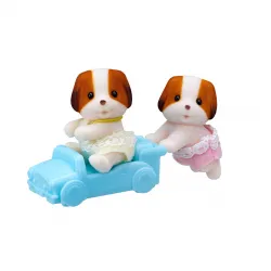 Sylvanian Families - Les jumeaux chien chiffon - EPO-5428 - Epoch - Sylvanian Families - Le Nuage de Charlotte