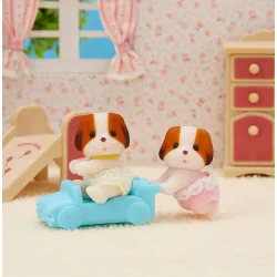 Sylvanian Families - Les jumeaux chien chiffon - EPO-5428 - Epoch - Sylvanian Families - Le Nuage de Charlotte