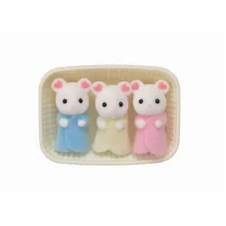 Sylvanian Families - Les triplés souris marshmallow - EPO-L5337 - Epoch - Sylvanian Families - Le Nuage de Charlotte