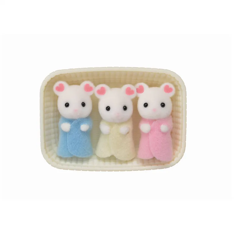 Sylvanian Families - Les triplés souris marshmallow - EPO-L5337 - Epoch - Sylvanian Families - Le Nuage de Charlotte