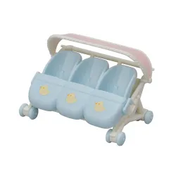 Sylvanian Families - La poussette triple - EPO-L5533 - Epoch - Sylvanian Families - Le Nuage de Charlotte