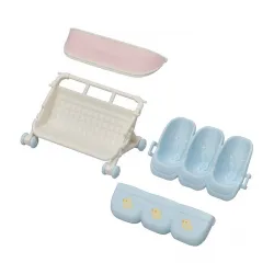 Sylvanian Families - La poussette triple - EPO-L5533 - Epoch - Sylvanian Families - Le Nuage de Charlotte