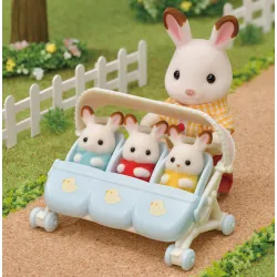 Sylvanian Families - Triplets Stroller - EPO-L5533 - Epoch - Sylvanian Families - Le Nuage de Charlotte