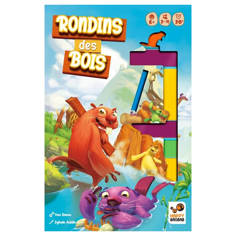 Rondins des Bois - BRG-HAP003RO - Blackrock Games - Jeux de société - Le Nuage de Charlotte