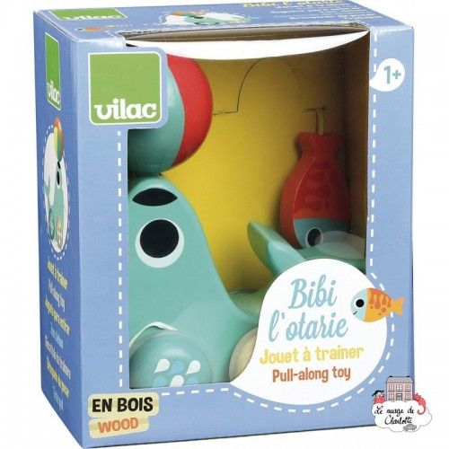 Bibi l'otarie à trainer - VIL-7713 - Vilac - Jouets à traîner - Le Nuage de Charlotte