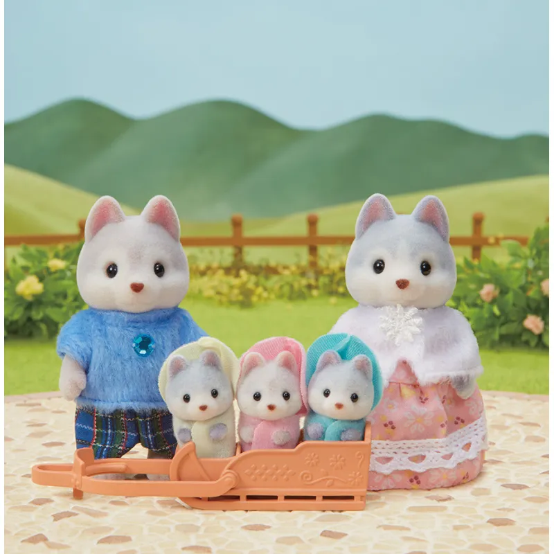 Sylvanian Families - La famille husky - EPO-L5636 - Epoch - Sylvanian Families - Le Nuage de Charlotte