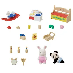 Sylvanian Families - Baby's Toy Box - Snow Rabbit & Panda Babies - EPO-5709 - Epoch - Sylvanian Families - Le Nuage de Charlotte