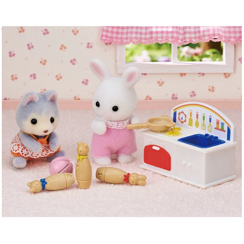 Sylvanian Families - Baby's Toy Box - Snow Rabbit & Panda Babies - EPO-5709 - Epoch - Sylvanian Families - Le Nuage de Charlotte