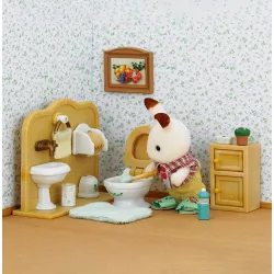 Sylvanian Families - Le frère lapin chocolat et toilettes - EPO-5015 - Epoch - Sylvanian Families - Le Nuage de Charlotte