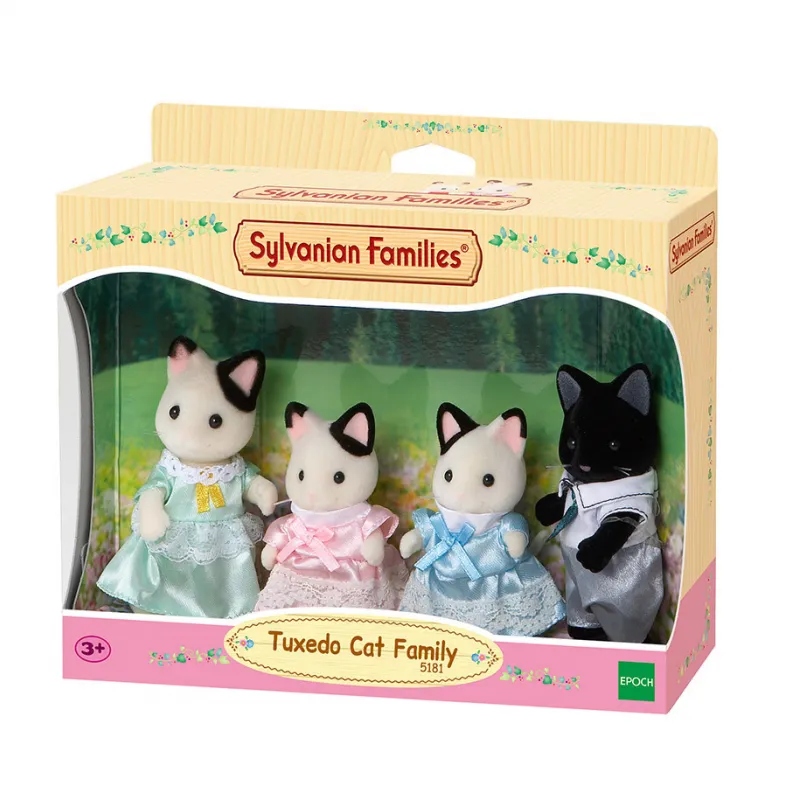 Sylvanian Families - Tuxedo Cat Family - EPO-L5181 - Epoch - Sylvanian Families - Le Nuage de Charlotte