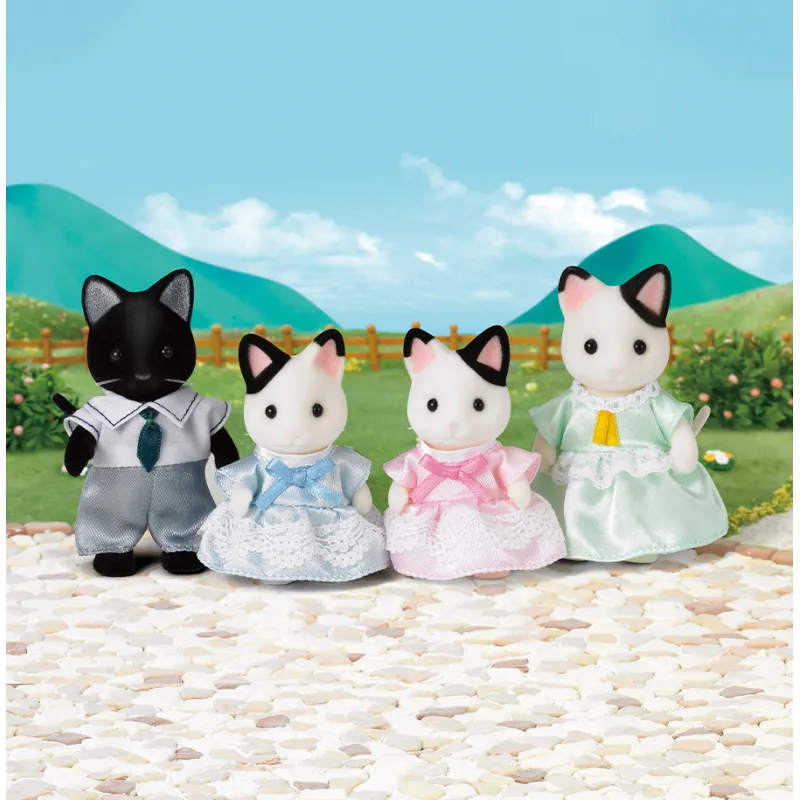 Sylvanian Families - La famille chat bicolore - EPO-L5181 - Epoch - Sylvanian Families - Le Nuage de Charlotte