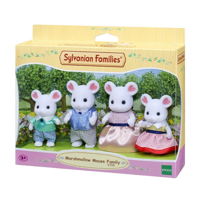 Sylvanian Families - La famille souris marshmallow - EPO-L5308 - Epoch - Sylvanian Families - Le Nuage de Charlotte