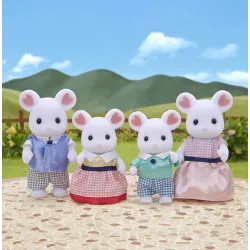 Sylvanian Families - La famille souris marshmallow - EPO-L5308 - Epoch - Sylvanian Families - Le Nuage de Charlotte