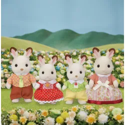 Sylvanian Families - La famille lapin chocolat - EPO-L5655 - Epoch - Sylvanian Families - Le Nuage de Charlotte