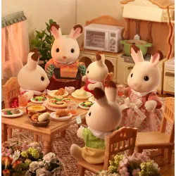 Sylvanian Families - La famille lapin chocolat - EPO-L5655 - Epoch - Sylvanian Families - Le Nuage de Charlotte