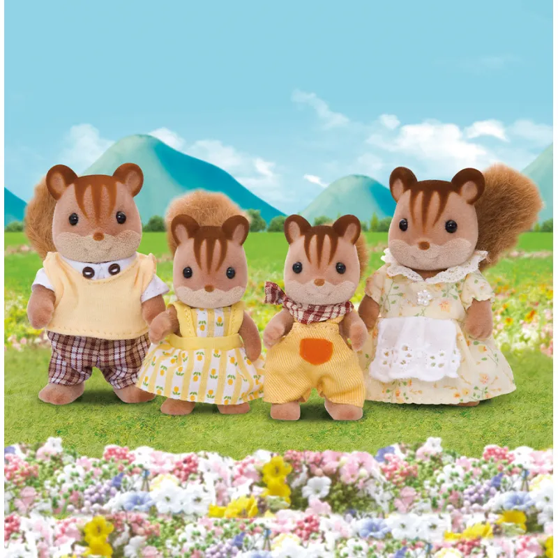 Sylvanian Families - Walnut Squirrel Family - EPO-L4172 - Epoch - Sylvanian Families - Le Nuage de Charlotte