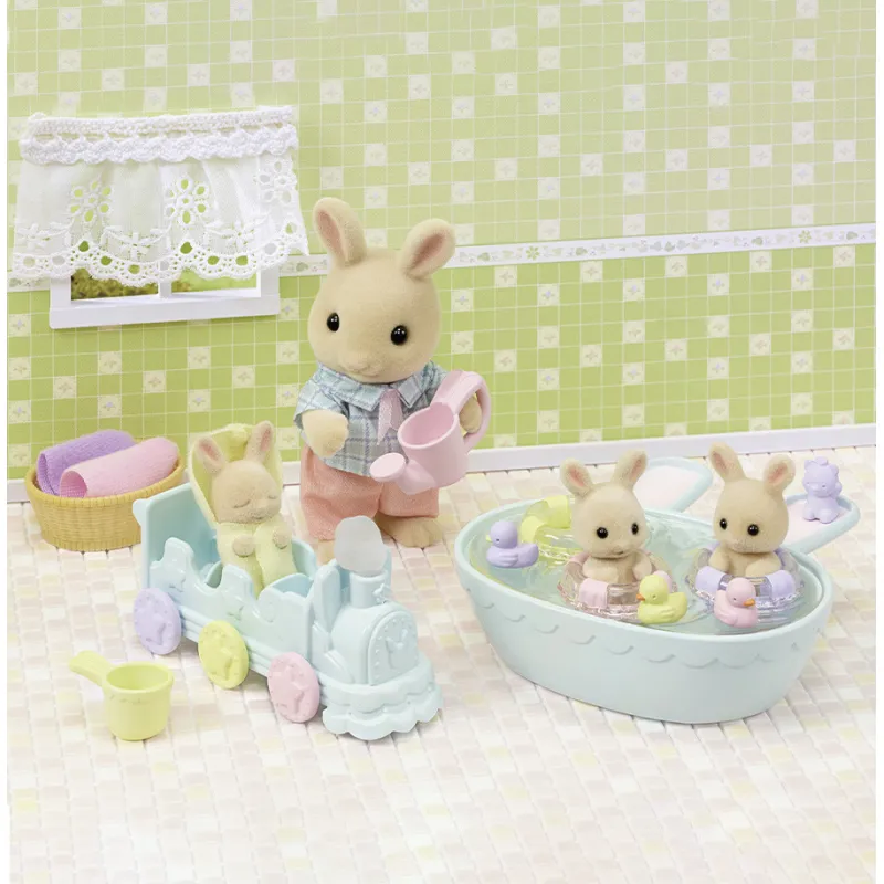 Sylvanian Families - Triplets Baby Bathtime Set - EPO-5707 - Epoch - Sylvanian Families - Le Nuage de Charlotte