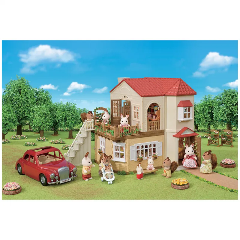 Sylvanian Families - La voiture rouge - EPO-5448 - Epoch - Sylvanian Families - Le Nuage de Charlotte