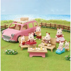 Sylvanian Families - Le monospace rose et set de pique-nique - EPO-5535 - Epoch - Sylvanian Families - Le Nuage de Charlotte