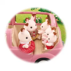 Sylvanian Families - Le monospace rose et set de pique-nique - EPO-5535 - Epoch - Sylvanian Families - Le Nuage de Charlotte