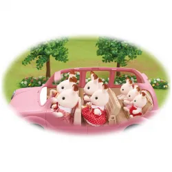 Sylvanian Families - Le monospace rose et set de pique-nique - EPO-5535 - Epoch - Sylvanian Families - Le Nuage de Charlotte