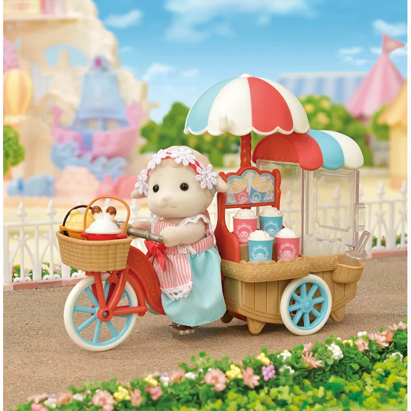 Sylvanian Families - La maman mouton et son stand de popcorn - EPO-5653 - Epoch - Sylvanian Families - Le Nuage de Charlotte