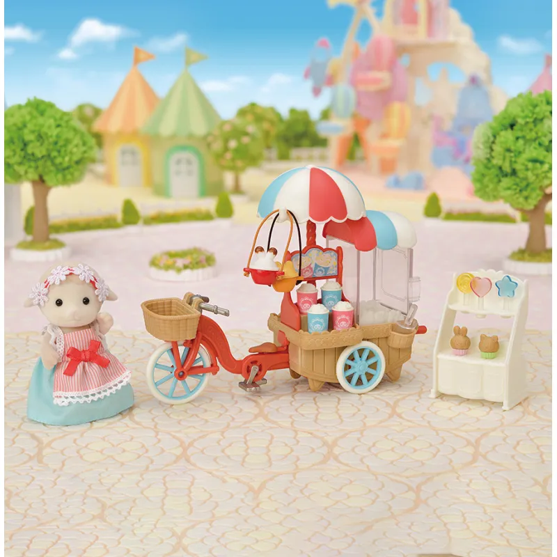 Sylvanian Families - La maman mouton et son stand de popcorn - EPO-5653 - Epoch - Sylvanian Families - Le Nuage de Charlotte